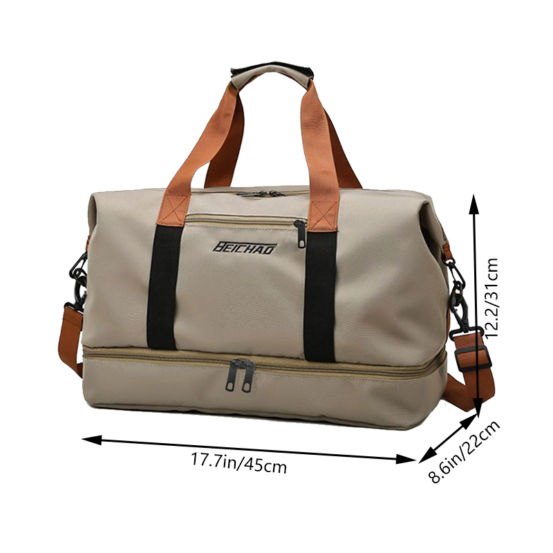 AliExpress Travel Gym Bag Short-distance Luggage Portable Fitness Bags Shoulder Crossbody Chest Bag Handbags Duffle Carry On Weekender Bag, view 2