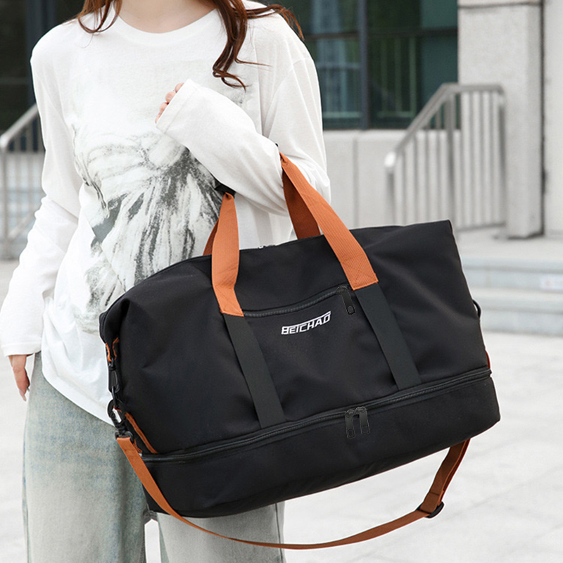 AliExpress Travel Gym Bag Short-distance Luggage Portable Fitness Bags Shoulder Crossbody Chest Bag Handbags Duffle Carry On Weekender Bag, view 5