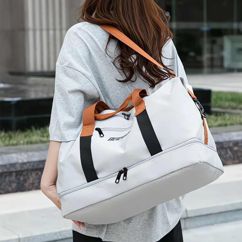 AliExpress Travel Gym Bag Short-distance Luggage Portable Fitness Bags Shoulder Crossbody Chest Bag Handbags Duffle Carry On Weekender Bag, view 6