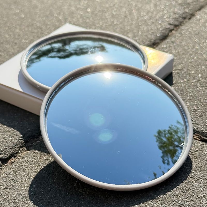 AliExpress Travel Handheld Selfie Mirror INS Portable Round Reflection Convex Mirrors for Photography Prop Vlogging Traveling Accessories, view 6