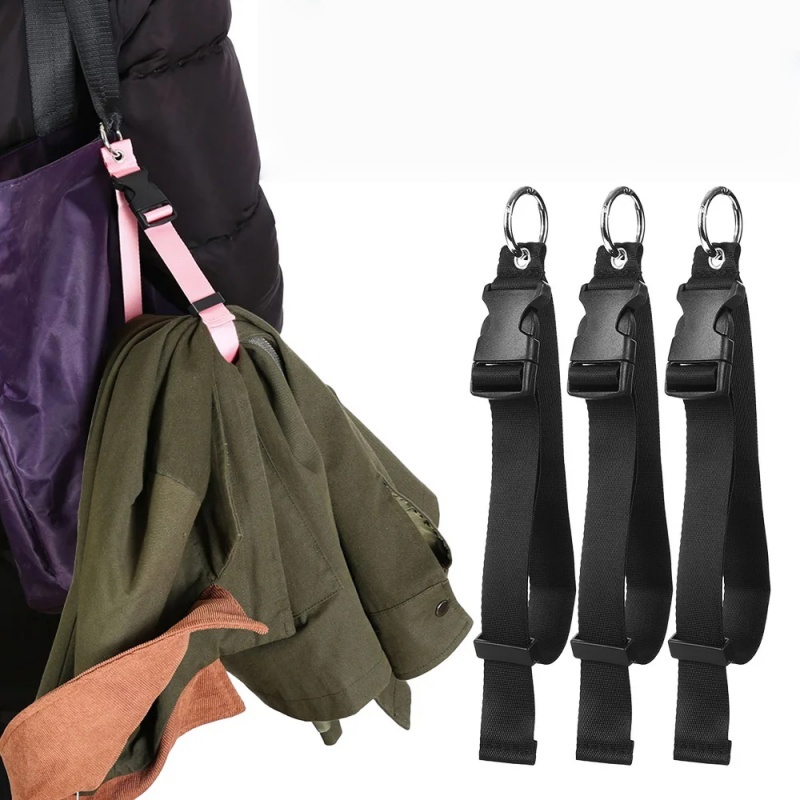 AliExpress Travel Luggage Fixed Strap Backpack External Strap Portable Strap With Release Buckle Add-A-Bag Luggage Strap Belt Jacket Holder, view 3