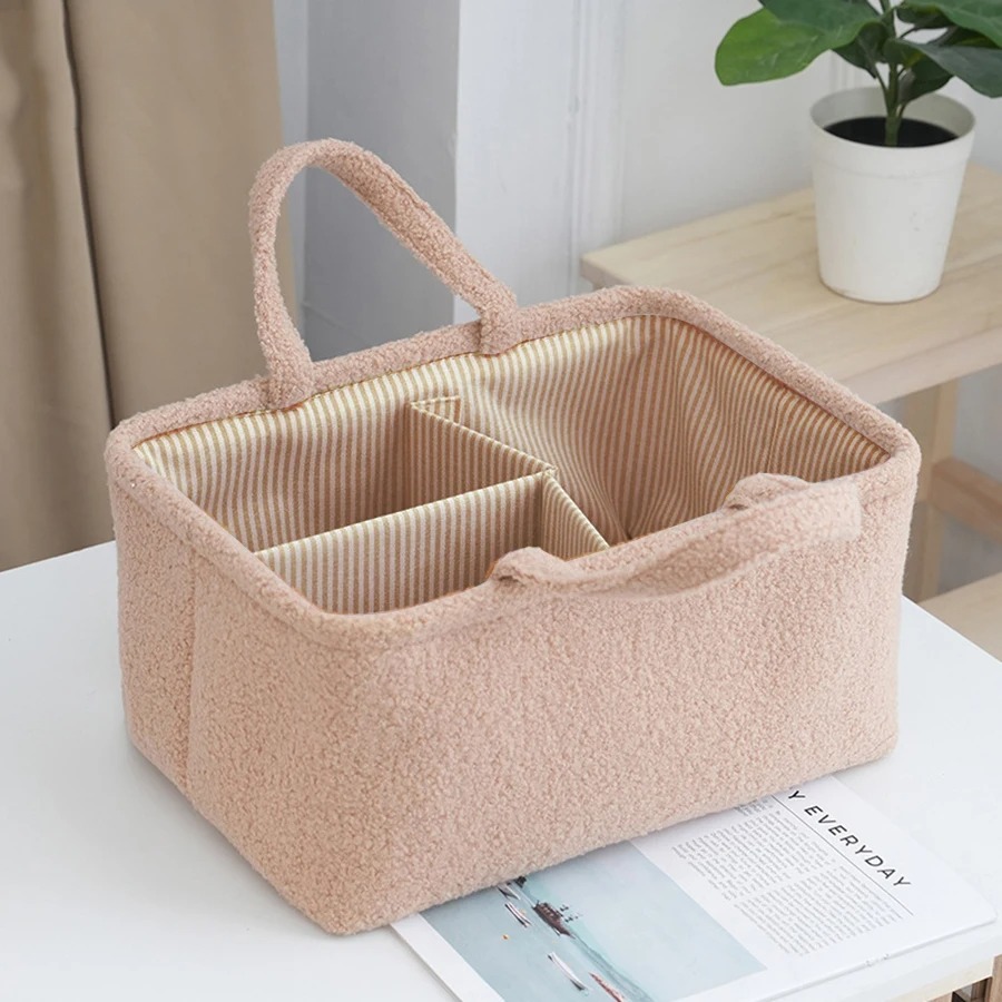 AliExpress Travel Portable Mommy Bag Diaper Bag Feeding Bottle Storage Handbag Multifunctional Baby Products Organizer Basket