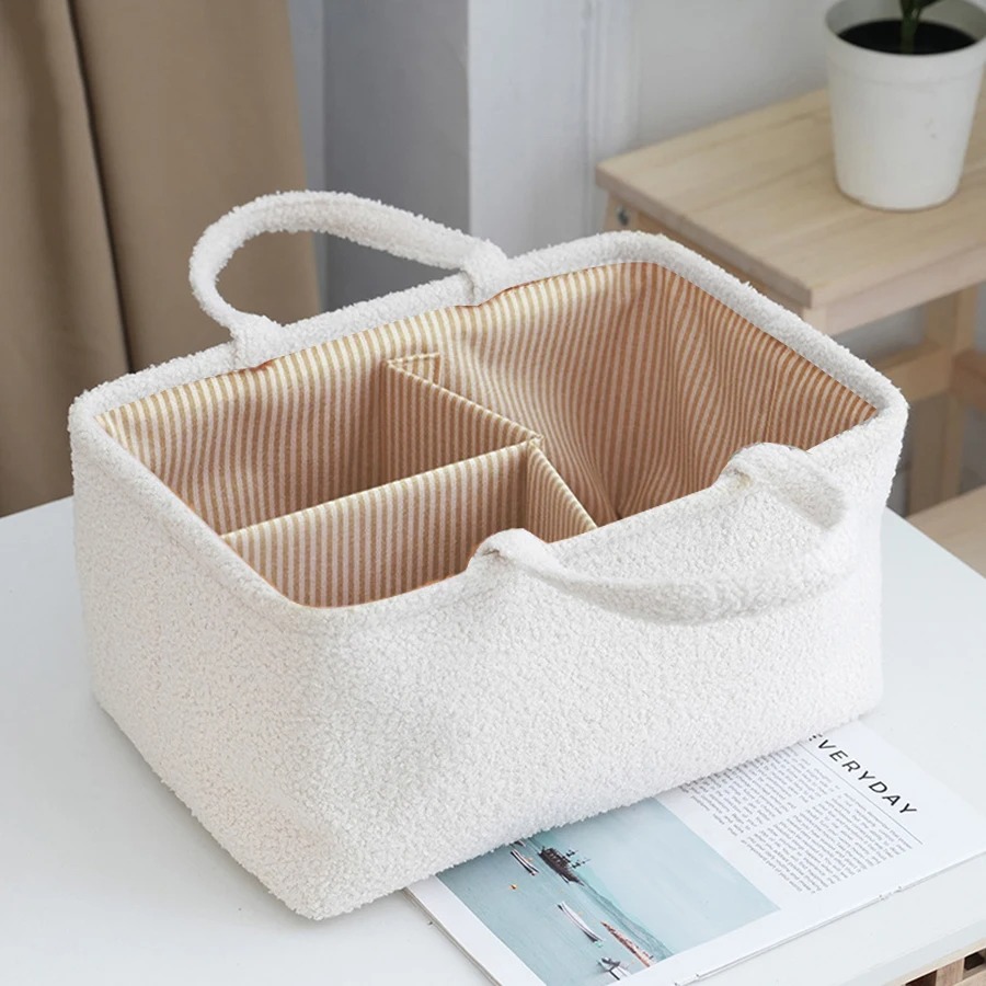 AliExpress Travel Portable Mommy Bag Diaper Bag Feeding Bottle Storage Handbag Multifunctional Baby Products Organizer Basket, view 2