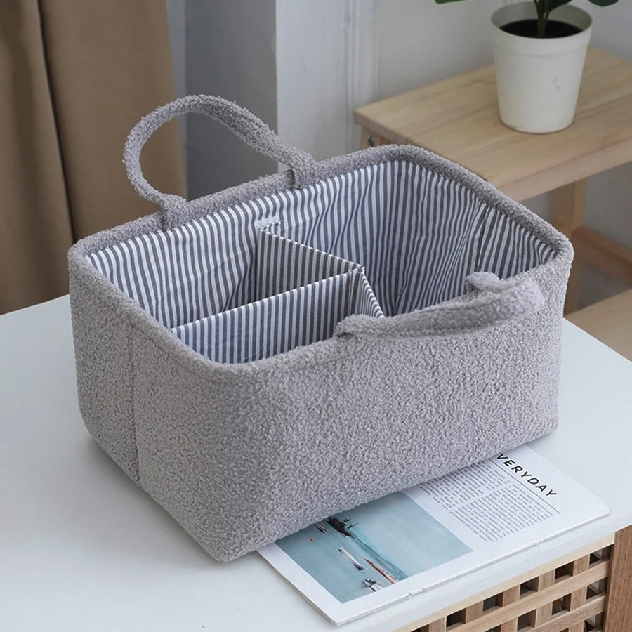 AliExpress Travel Portable Mommy Bag Diaper Bag Feeding Bottle Storage Handbag Multifunctional Baby Products Organizer Basket, view 4