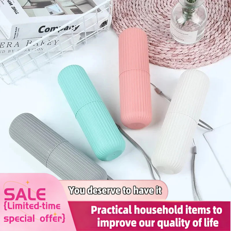 AliExpress Travel Toothbrush Holder Cup and Toiletries Case, view 2