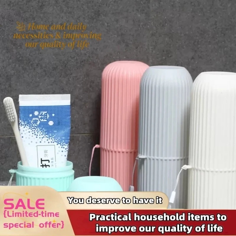 AliExpress Travel Toothbrush Holder Cup and Toiletries Case, view 3