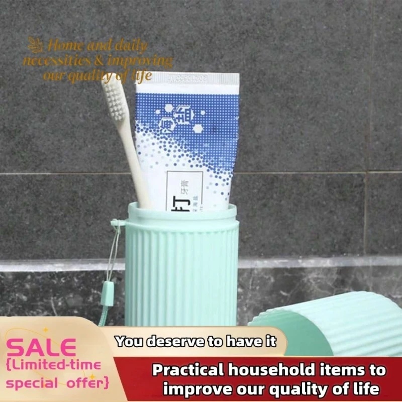 AliExpress Travel Toothbrush Holder Cup and Toiletries Case, view 6