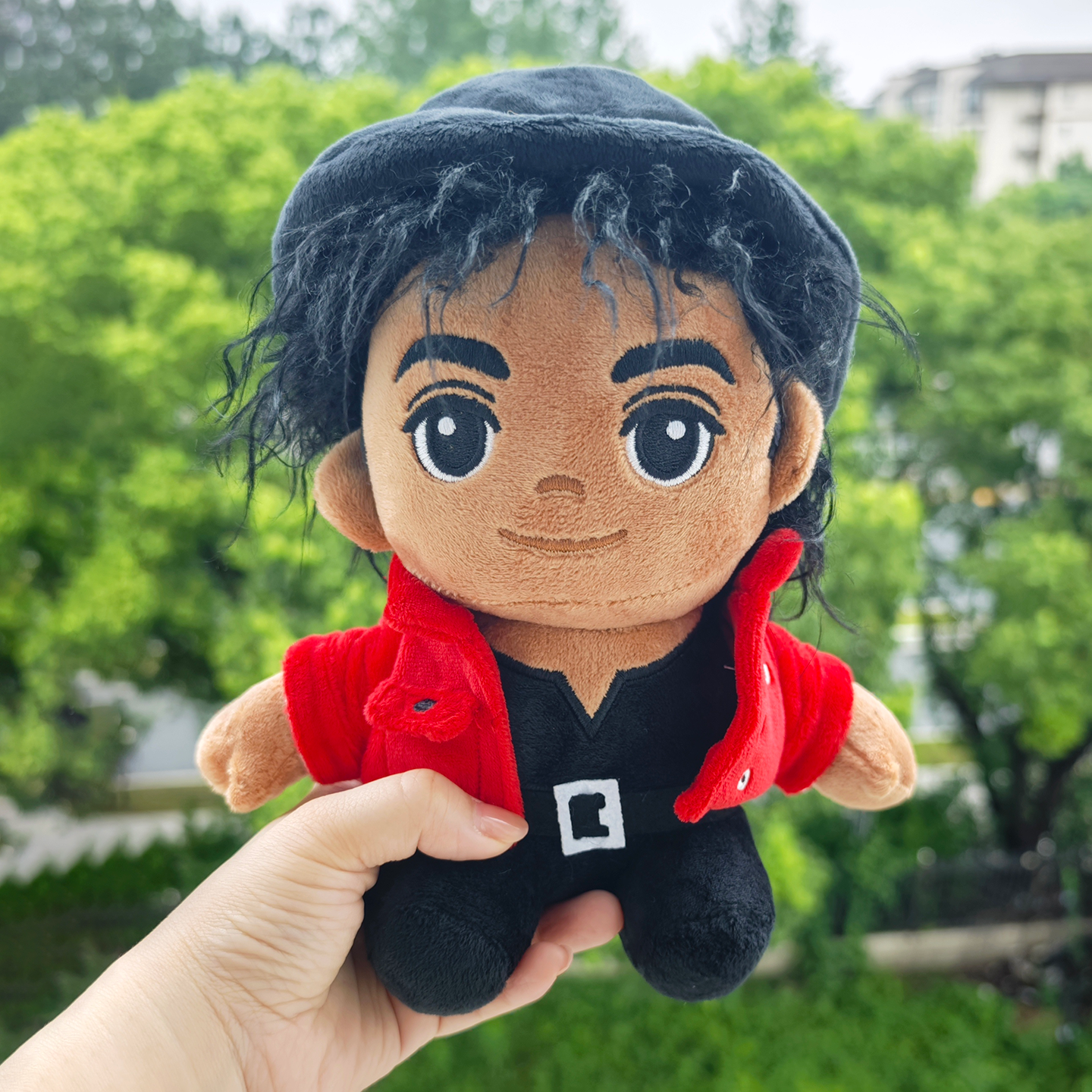 AliExpress TreasuringU Cartoon Michael Plush Doll Cool Jackson Stuffed Toys Star Plushie Fans Birthday Gifts, view 6