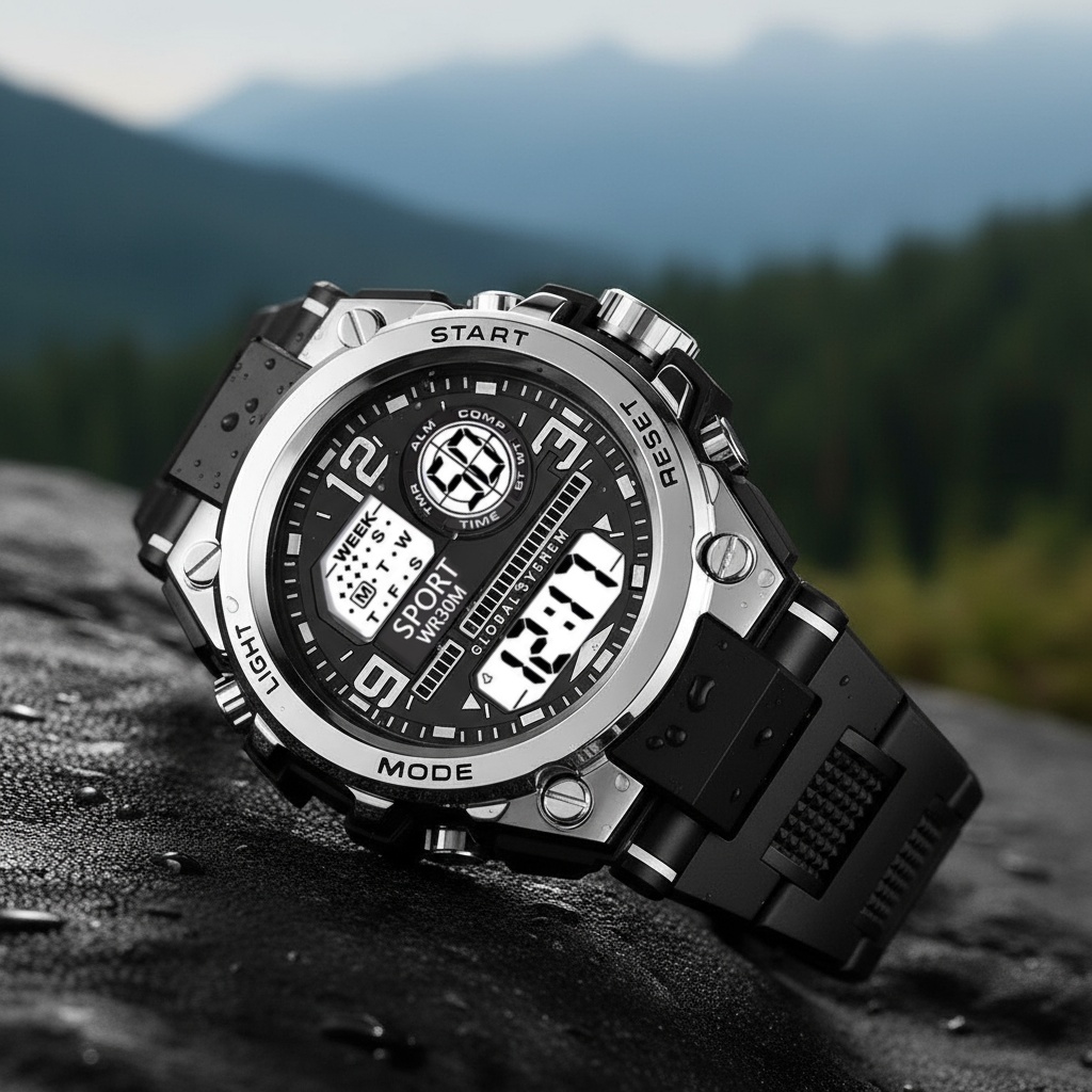 AliExpress Men's Multifunction Digital Sports Watch, view 3