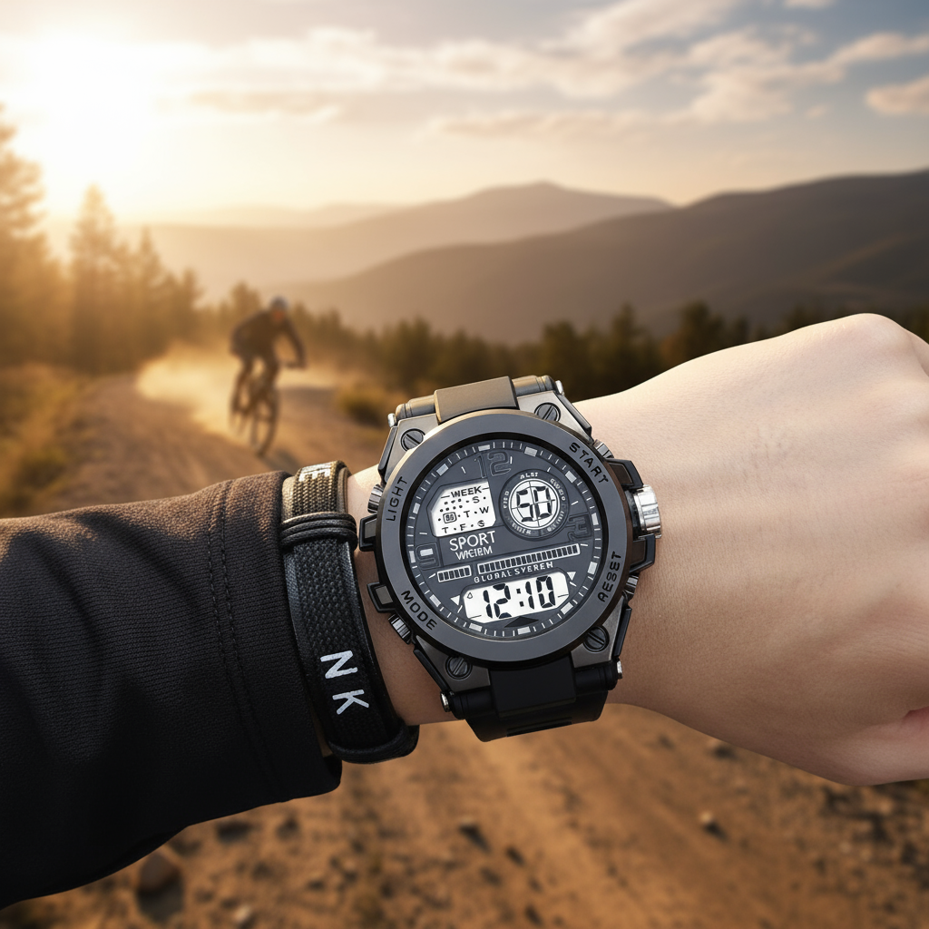 AliExpress Men's Multifunction Digital Sports Watch, view 4