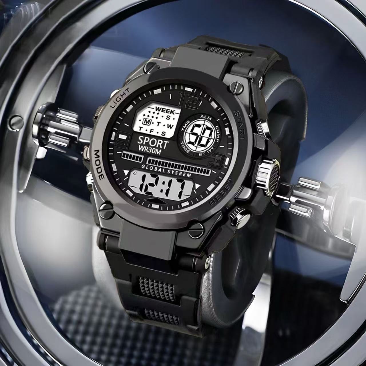 AliExpress Men's Multifunction Digital Sports Watch, view 6