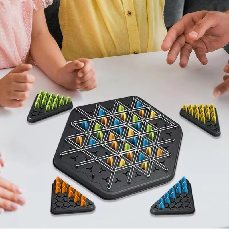 AliExpress Triangle Chess Splendor Duel Board Game Strategy Game for Kids and Adults Fun Family Game Logic Chess Track Tables Game Toys, view 3