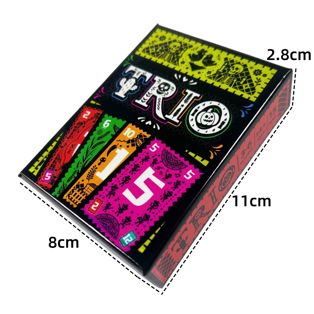 AliExpress TRIO Strategic Card Board Game Toys For Family Party Card Game Matching Fun 3-6 Players Game Entertainment For All Ages Gifts, view 2