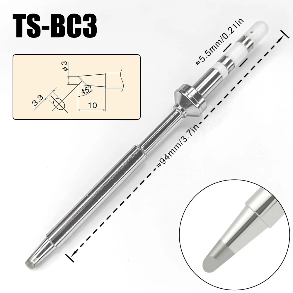 AliExpress Replacement Soldering Tips for Pinecil and TS100, view 3