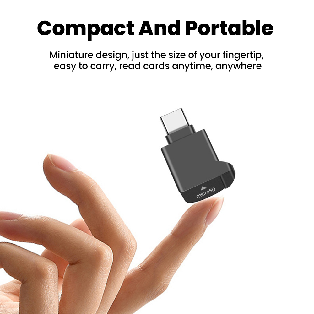 AliExpress USB-C Mini TF Card Reader, view 5