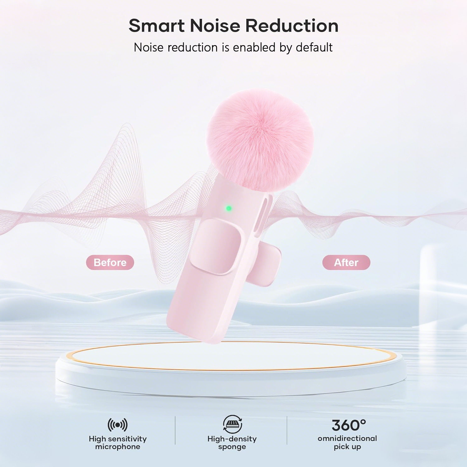 AliExpress Type-C Wireless Lavalier Microphone, view 4