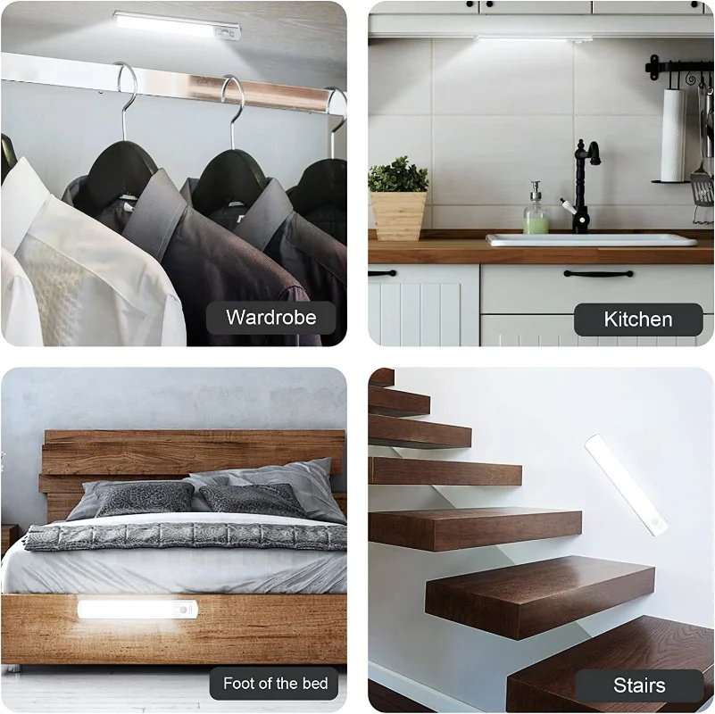 AliExpress Ultra-Thin Magnetic Motion Sensor Cabinet Light, view 3