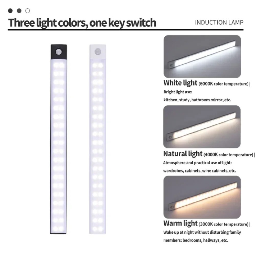 AliExpress Ultra-Thin Magnetic Motion Sensor Cabinet Light, view 6