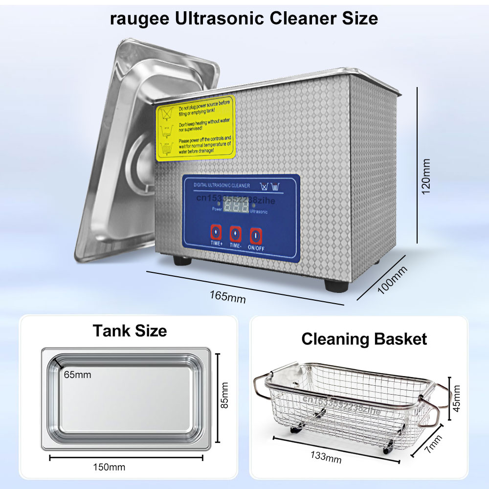 AliExpress 40 kHz Ultrasonic Jewelry and Glasses Cleaner, view 6