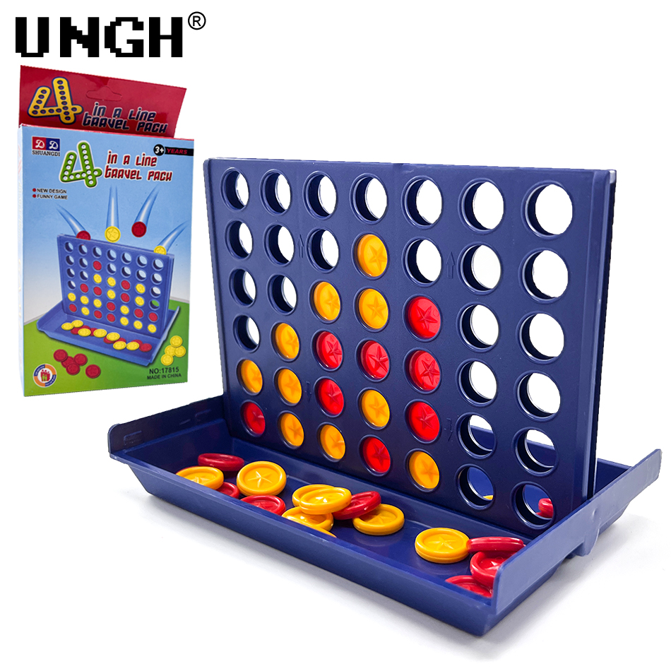 AliExpress UNGH Four In A Row Bingo Chess Connect Classic Family Board Game Toys Fun Educational Toy for Kids Children Entertainment Game