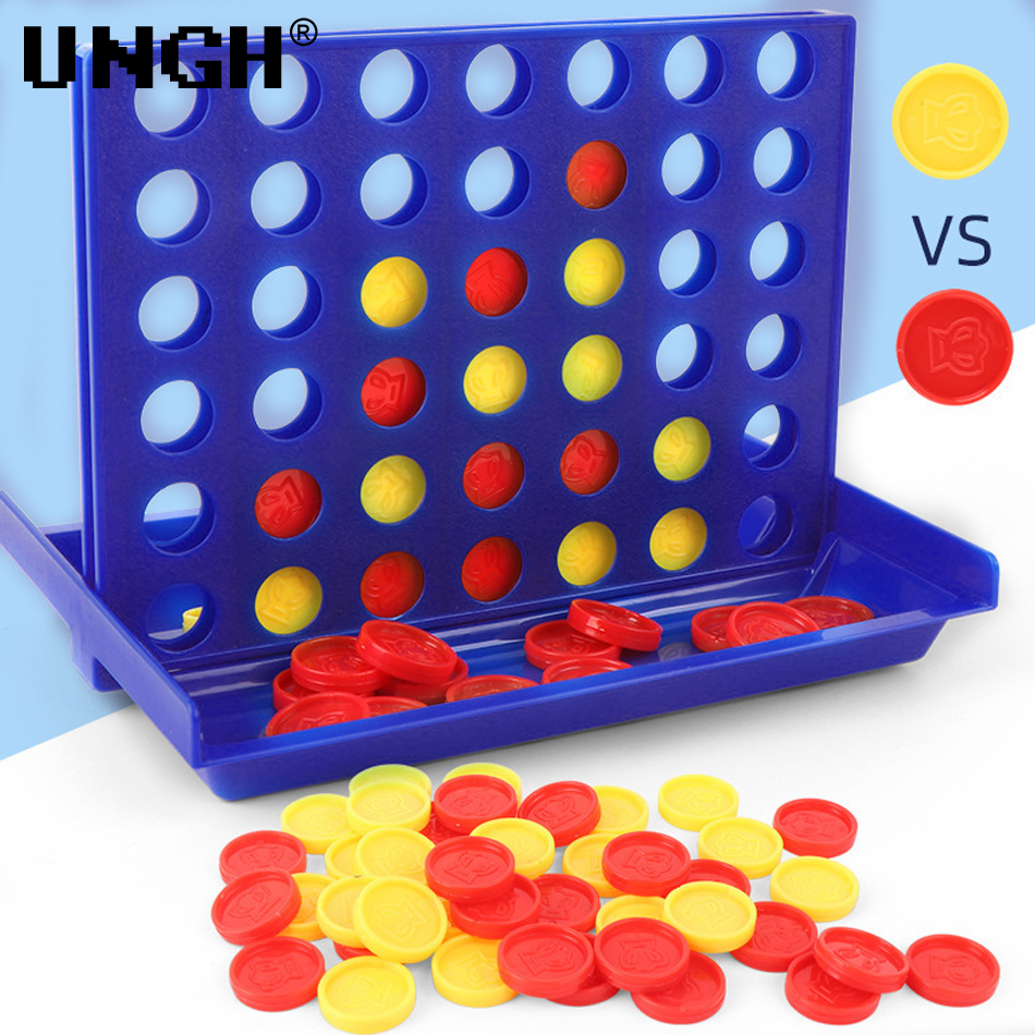 AliExpress UNGH Four In A Row Bingo Chess Connect Classic Family Board Game Toys Fun Educational Toy for Kids Children Entertainment Game, view 3