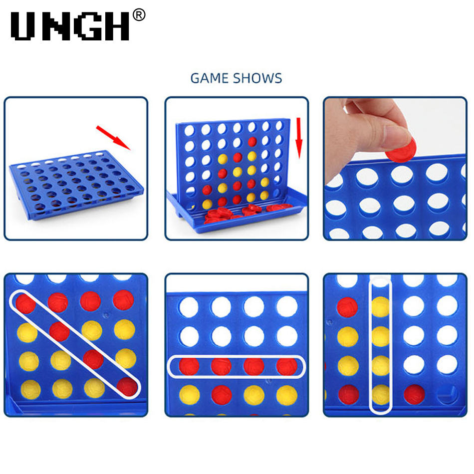 AliExpress UNGH Four In A Row Bingo Chess Connect Classic Family Board Game Toys Fun Educational Toy for Kids Children Entertainment Game, view 4