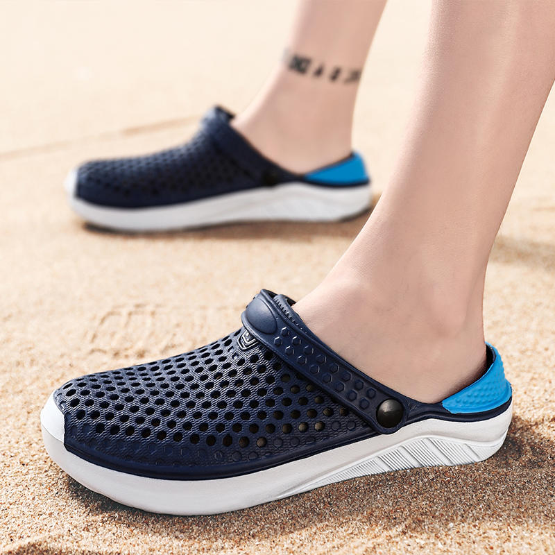 AliExpress Unisex Fashion Beach Sandals Thick Sole Slipper Waterproof Anti-Slip Sandals Flip Flops for Women Men, view 6