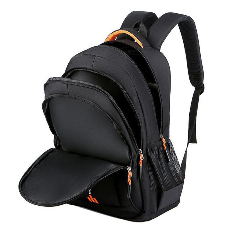 AliExpress Unisex Large Capacity Backpack, Business Travel Laptop Bag, Multi-Compartment Design, Adjustable Straps, Ideal for Work Leisure, view 3