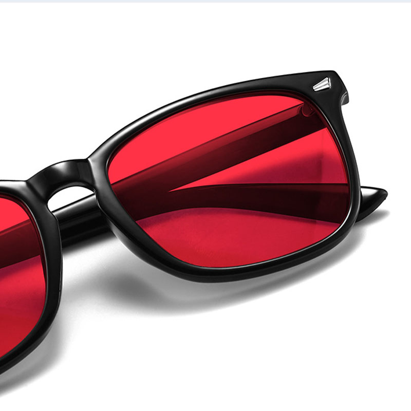 AliExpress Unisex Red Yellow Orange Tinted Anti Blue Light Glasses, Night Sleep Red Lens Filter Eyewear for Eye Strain Relief, view 3