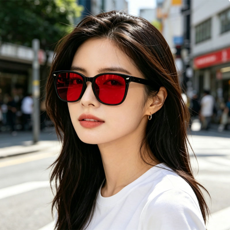 AliExpress Unisex Red Yellow Orange Tinted Anti Blue Light Glasses, Night Sleep Red Lens Filter Eyewear for Eye Strain Relief, view 5