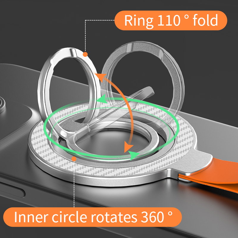 AliExpress Double-Sided Magnetic Car Phone Holder with Ring, view 5
