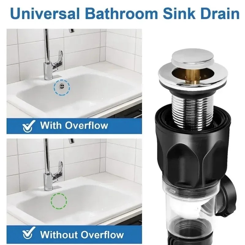 AliExpress Flip Stainless Steel Wall Sink Drainage Pipe, view 5