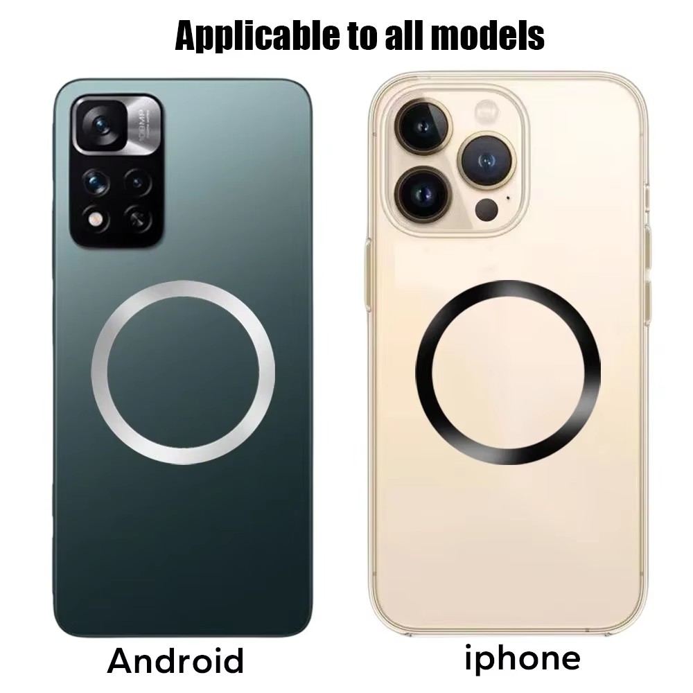 AliExpress Round Magnetic Metal Plate Ring Sticker for Phones, view 3