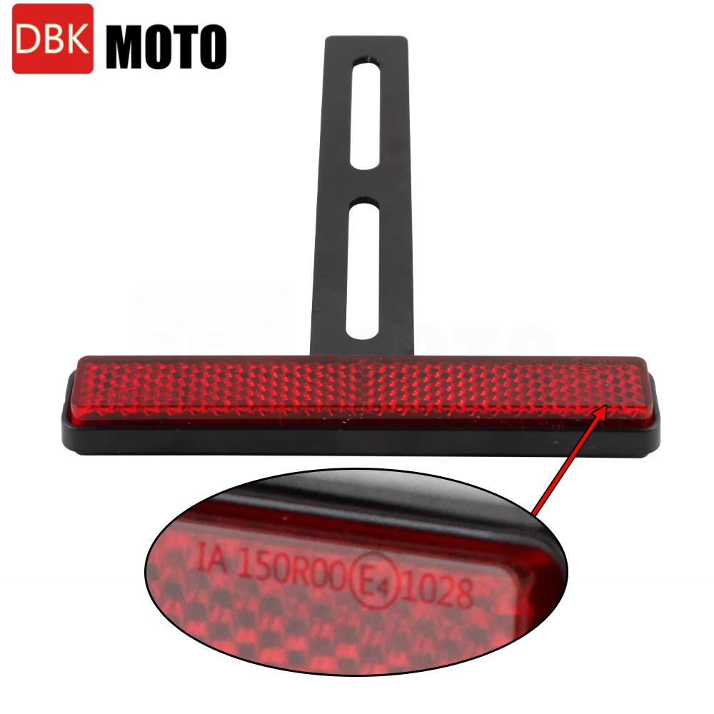 AliExpress Universal Motorcycle Rear Reflector Cat's Eyes Long T-Holder For Kawasaki For Honda For Harley For Yamaha For KTM, view 4