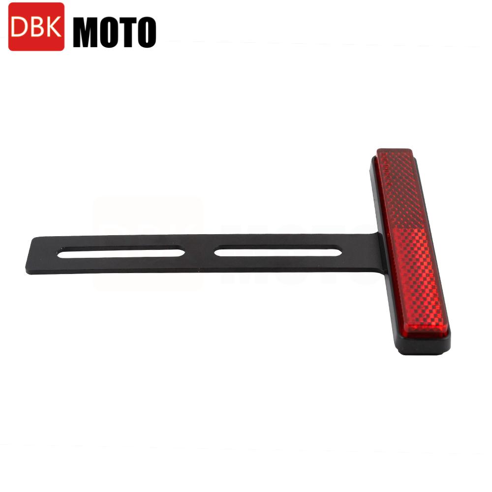 AliExpress Universal Motorcycle Rear Reflector Cat's Eyes Long T-Holder For Kawasaki For Honda For Harley For Yamaha For KTM, view 5