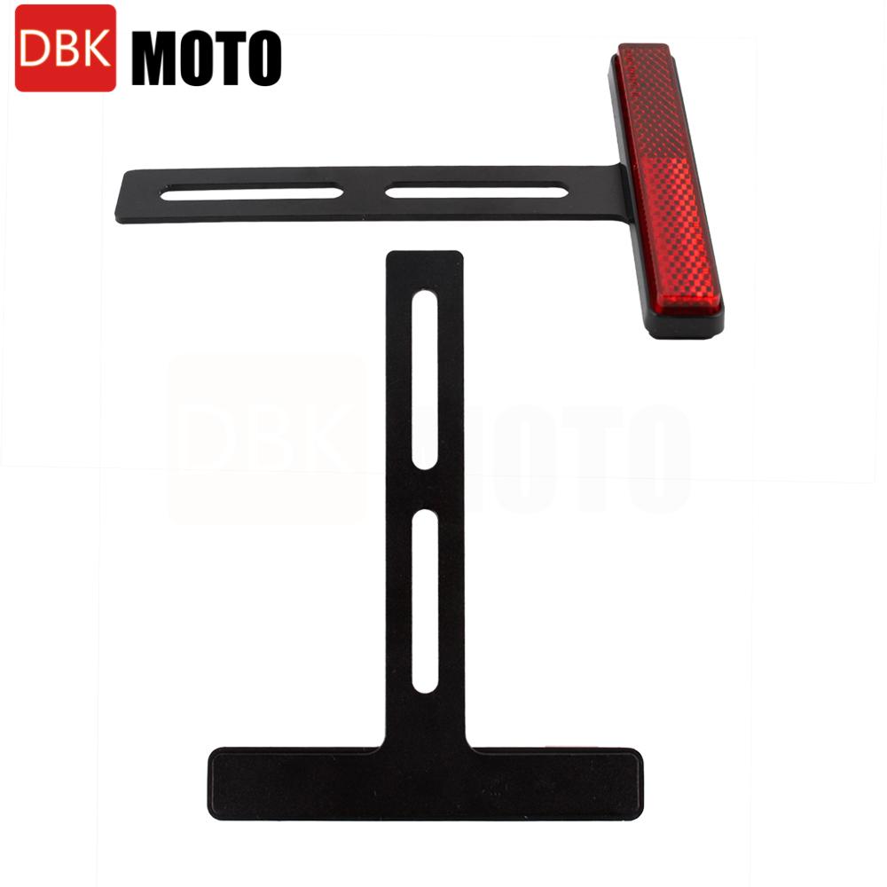 AliExpress Universal Motorcycle Rear Reflector Cat's Eyes Long T-Holder For Kawasaki For Honda For Harley For Yamaha For KTM, view 6