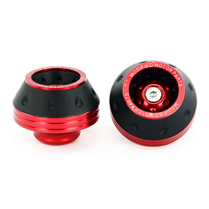 AliExpress Universal Motorcycle Wheel Protection Crash Pad Motorbike Crash Protectors Alloy Motocross Falling Front Fork Slider Cups, view 3