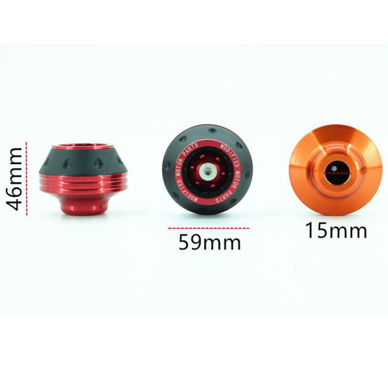 AliExpress Universal Motorcycle Wheel Protection Crash Pad Motorbike Crash Protectors Alloy Motocross Falling Front Fork Slider Cups, view 5
