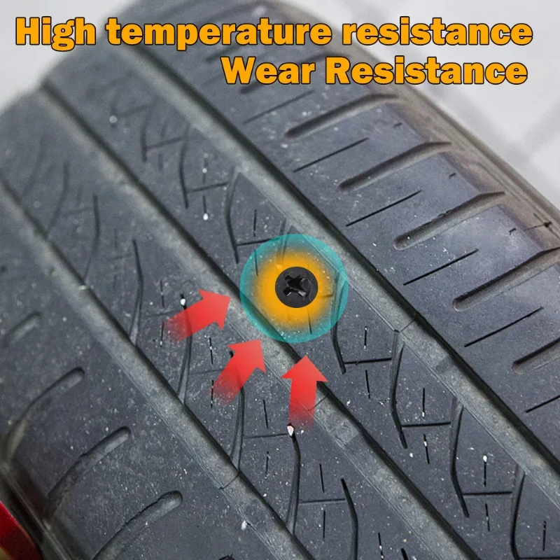 AliExpress Universal Vacuum Tyre Repair Nail Kit Tubeless Tire Puncture Screw Fix Car Motorcycle ATV Patch Set, view 4
