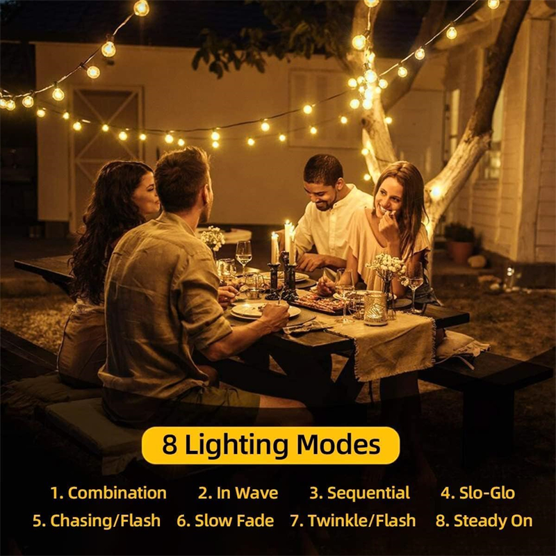 AliExpress 60-LED Solar Crystal Globe String Lights, view 4