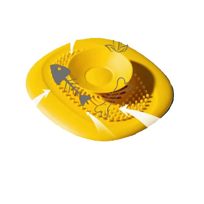 AliExpress Silicone Floor Drain Hair Catcher Cover, view 2