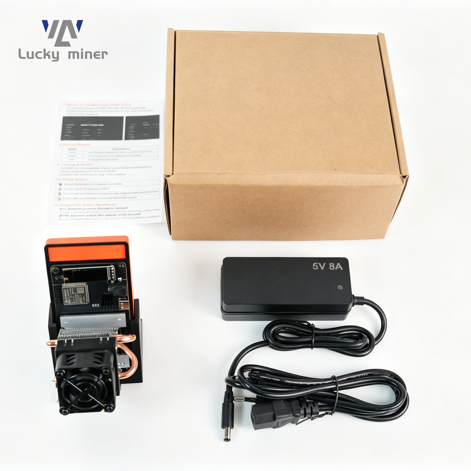 AliExpress Upgraded Version Gamma 602 Bitcoin Miner 1.8TH/s SHA256 Home Mining ASIC Crypto Machine SOLO Lottery Miner for Digital Currency, view 4