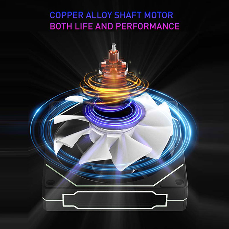 AliExpress UPSIREN UF-1 PRISM 4 PRO Computer Chassis Fan 12cm ARGB 4 Pin PWM Quiet Cooling Fan 12V Large Air Volume 45.2CFM/600-1500RPM, view 3