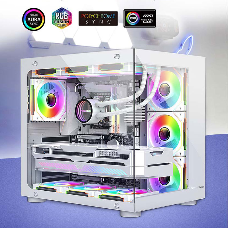 AliExpress UPSIREN UF-1 PRISM 4 PRO Computer Chassis Fan 12cm ARGB 4 Pin PWM Quiet Cooling Fan 12V Large Air Volume 45.2CFM/600-1500RPM, view 6