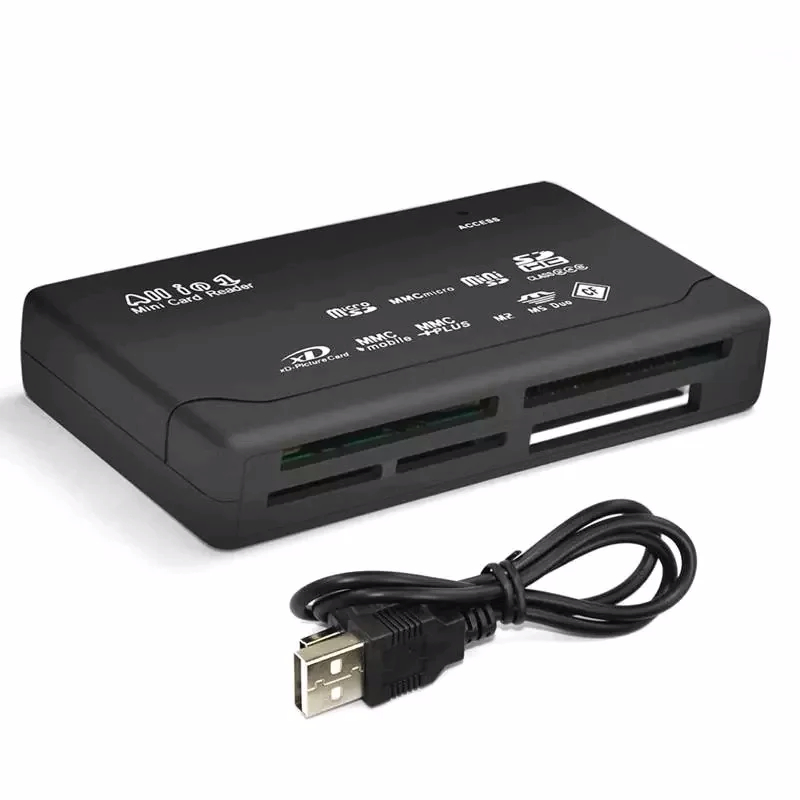 AliExpress Usb 2.0 All In One Mini Memory Card Reader, Multifunctional Card Reader,, 480mbps, Tf, M2, Xd, Cf, Micro Sd, view 6