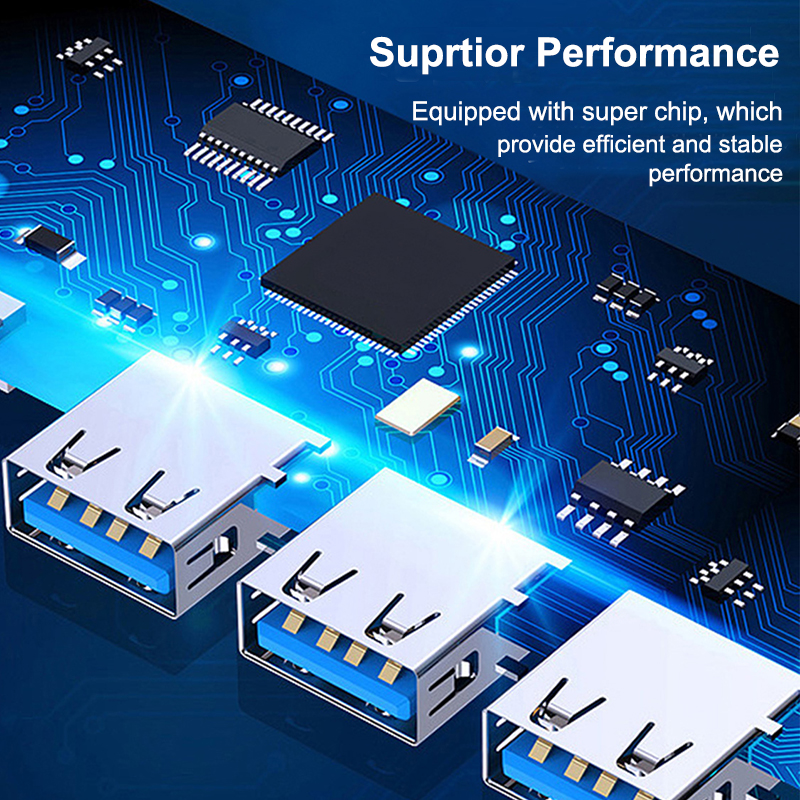 AliExpress USB C HUB 3.0 Type C 3.1 4 Port Multi Splitter Adapter OTG For Xiaomi Lenovo Macbook Pro 13 15 Air Pro PC Computer Accessories, view 6
