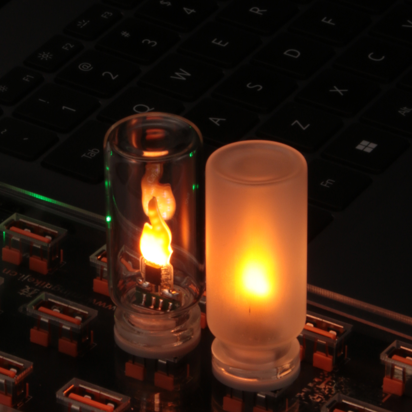 AliExpress USB Flickering Flame LED Candle Night Light, view 5