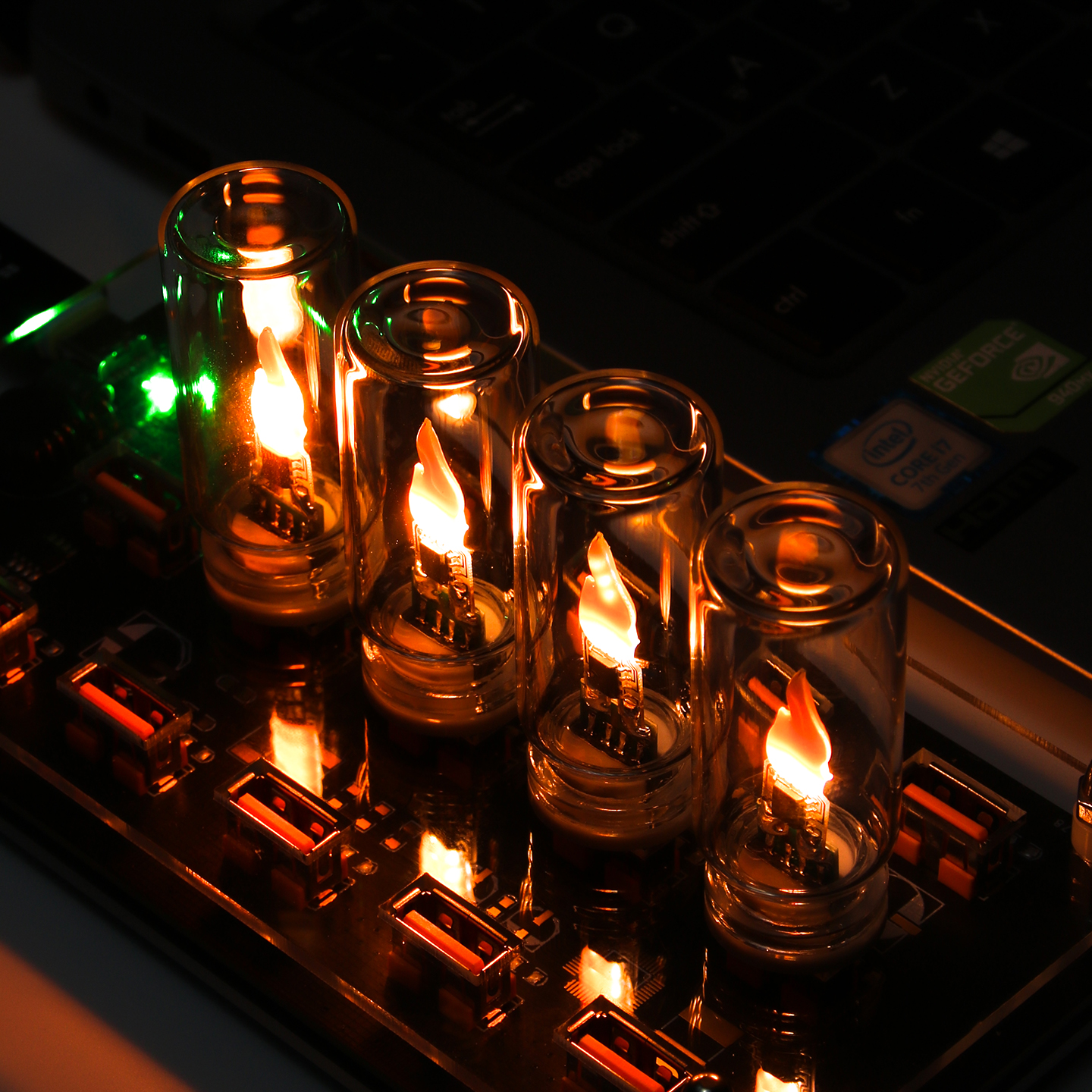AliExpress USB Flickering Glass Candle LED Night Light, view 6