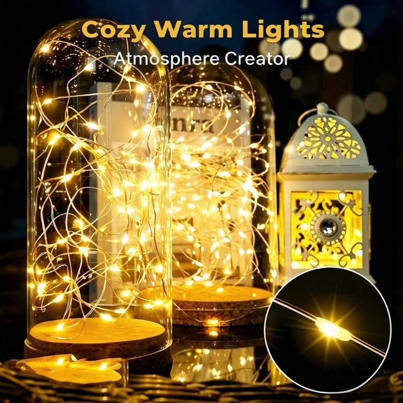 AliExpress USB LED String Lights 8 Modes with Remote Control Fairy Lights for Christmas Tree Wedding Party Home Decoration, view 4