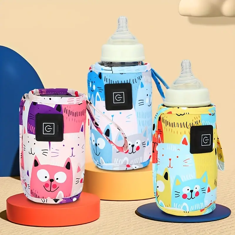AliExpress USB Milk Water Warmer, Travel Stroller Insulated Bag, Nursing Bottle Heater, Portable Bottle Feeding Warmer, Christmas, Hallowee